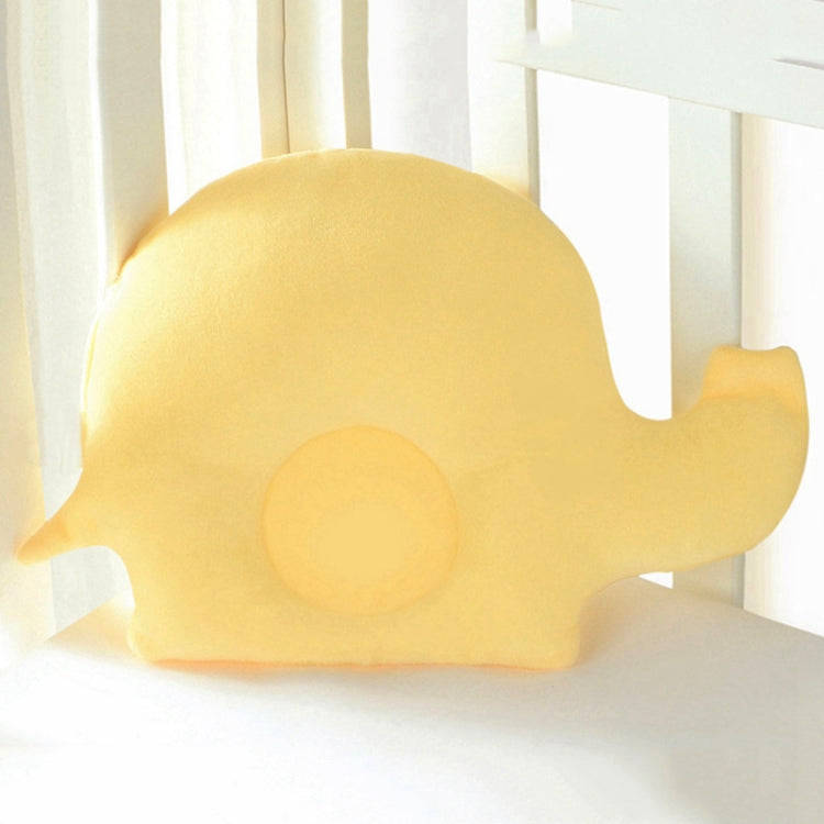 Cute Elephant Shape Anti-rollover Head Pillow(Yellow)