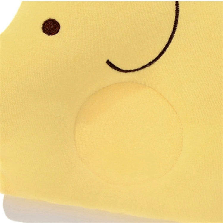 Cute Elephant Shape Anti-rollover Head Pillow(Yellow)