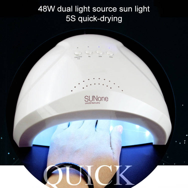 Sunone 48W UV Lamp Nail Polish Dryer, US Plug (Gold)