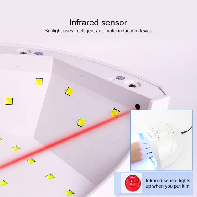Sunone 48W UV Lamp Nail Polish Dryer, US Plug (Gold)
