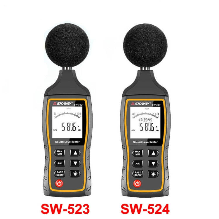 SNDWAY Handheld High Precision Noise Decibel Meter, Model:SW523