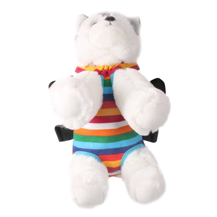 Traveling Portable Pet Chest Backpack Pet Carrier Bag, Size:S(Rainbow striped)
