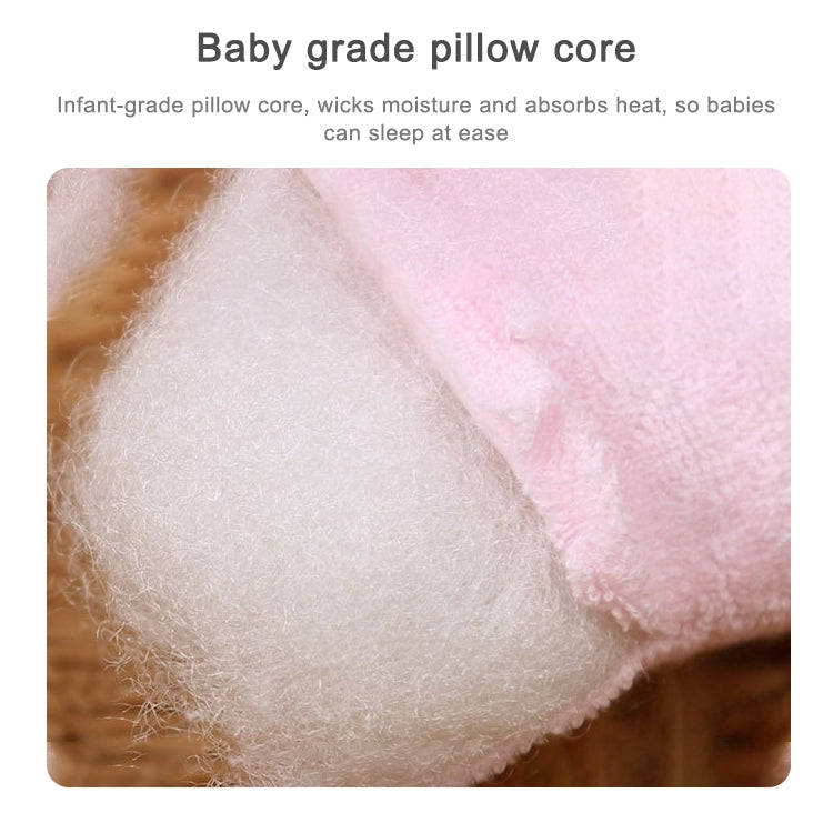 Baby Breathable Elephant Neck Cervical Pillow Anti-head Correction Head Shape Pillow(Red)