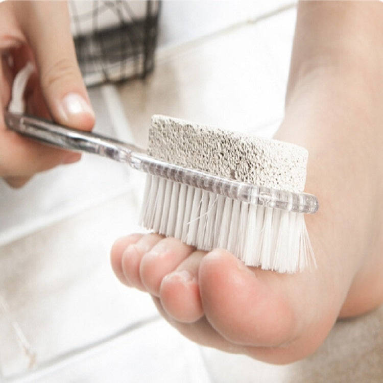 2 PCS Health Care Foot Tool Dead Skin Remover Brush Double-Sided Feet Grinding Stone Manual 4 In ...