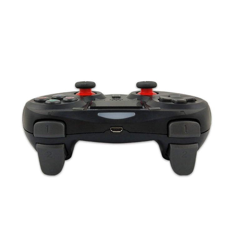 Rubberized Wireless Game Controller Bluetooth Handle for PS4 Host(Orange)