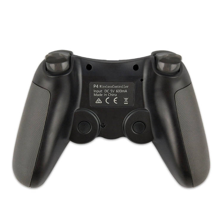 Rubberized Wireless Game Controller Bluetooth Handle for PS4 Host(Orange)