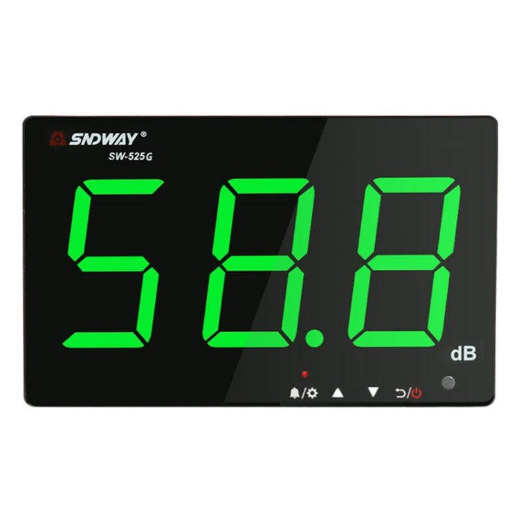 SNDWAY Wall-mounted 30~130dB Large Screen Digital Display Noise Decibel Monitoring Testers, Speci...