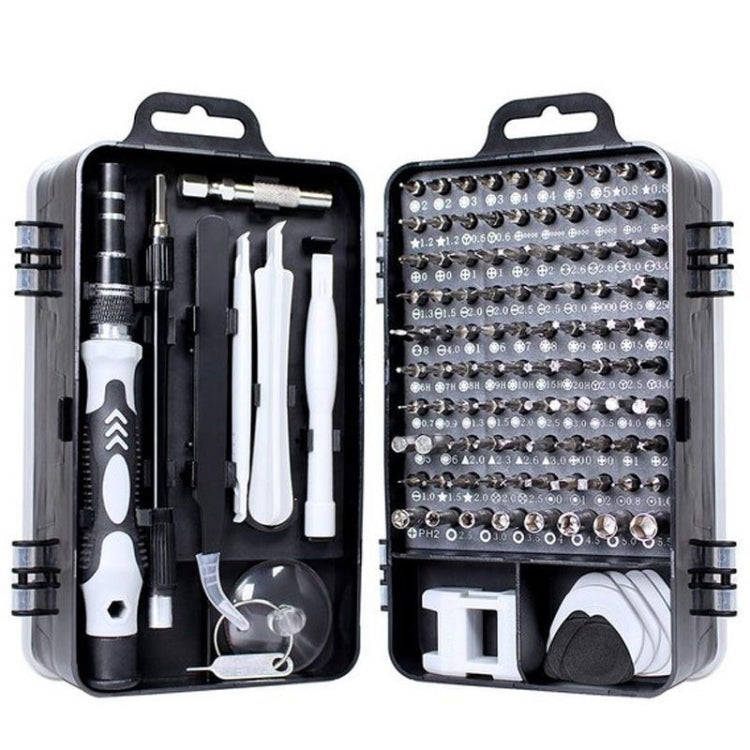 110 in 1 Magnetic Plum Screwdriver Mobile Phone Disassembly Repair Tool(Black)