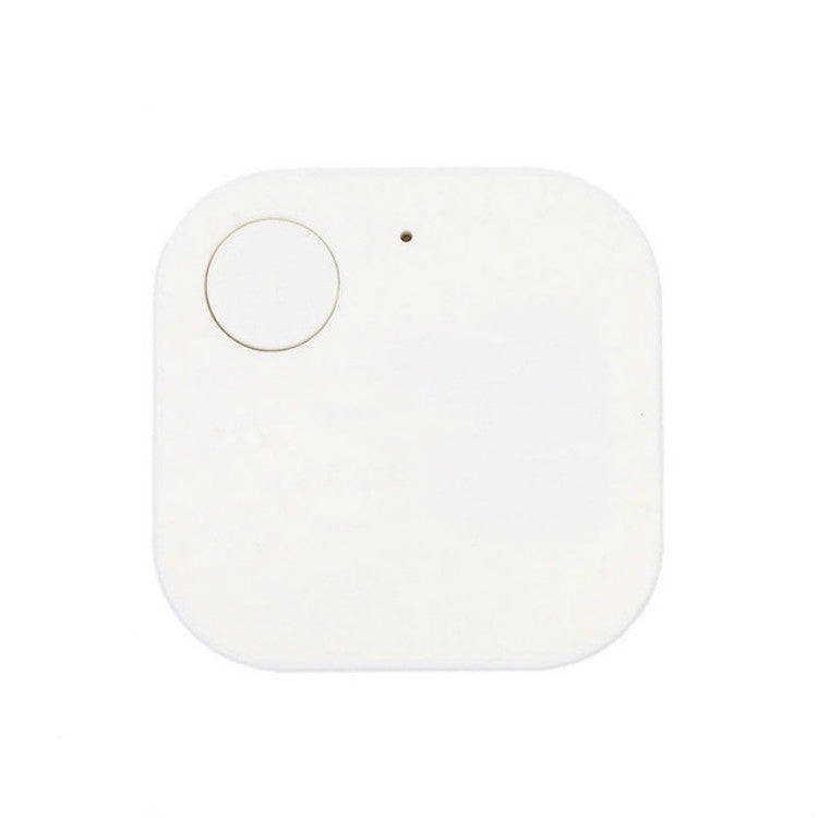 Portable Mini Square Anti Lost Device Smart Bluetooth Remote Anti Theft Keychain Alarm(White)