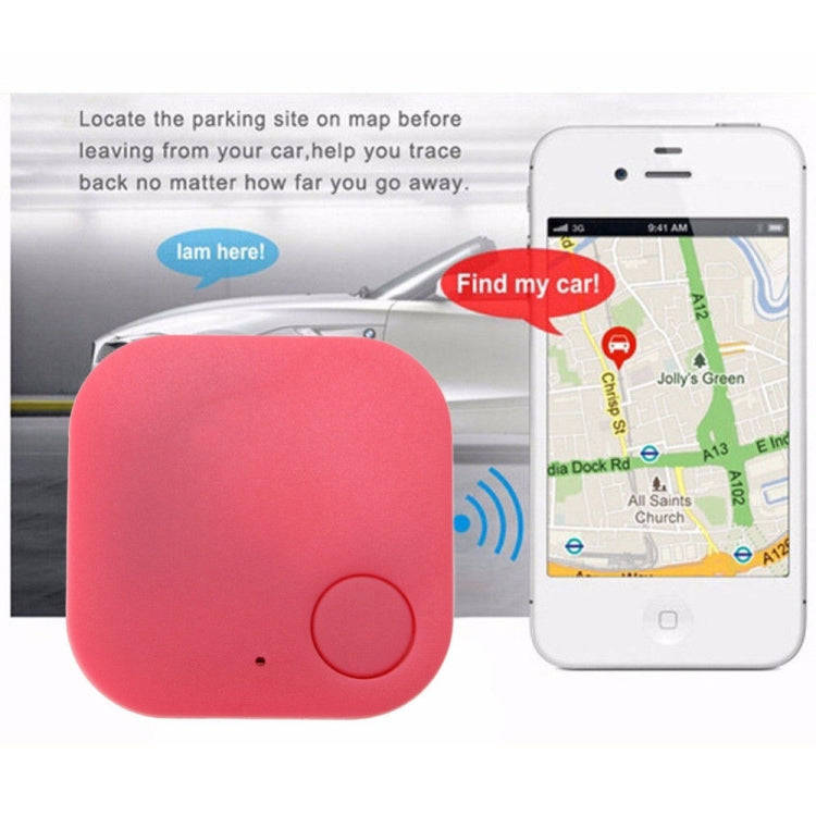 Portable Mini Square Anti Lost Device Smart Bluetooth Remote Anti Theft Keychain Alarm(Green)