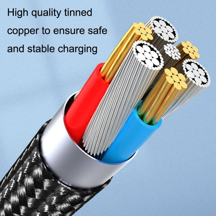 CC57 540 Degrees Rotary Magnetic Fast Charging Data Cable, Cable Length:2m(Red)