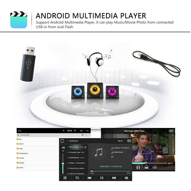 A3040 For Volkswagen 7-inch 2+32G Android Car Navigation Central Control Large Screen Player With...