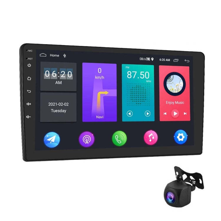 A2799 10 Inch Android WiFi 2+32G Central Control Large screen Universal Car Navigation Reversing ...