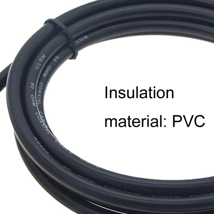 N Female To N Female RG58 Coaxial Adapter Cable, Cable Length:1.5m