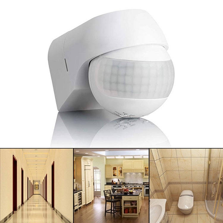 Ball Shape Long Distance IP54 Waterproof Outdoor Human Body Infrared Sensor Switch Detector, AC 1...