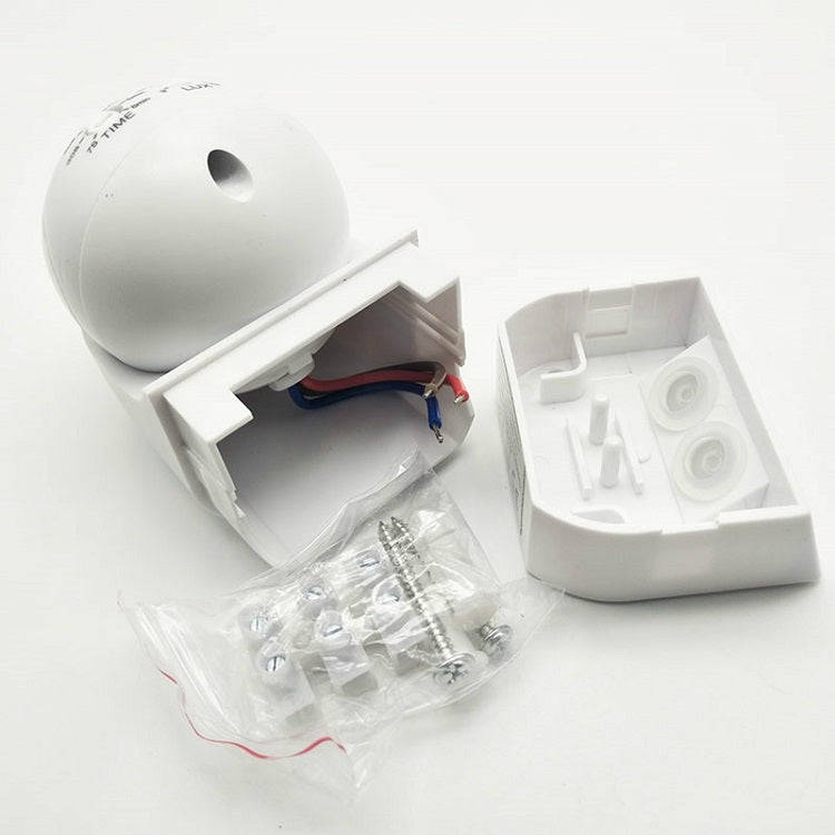 Ball Shape Long Distance IP54 Waterproof Outdoor Human Body Infrared Sensor Switch Detector, AC 1...