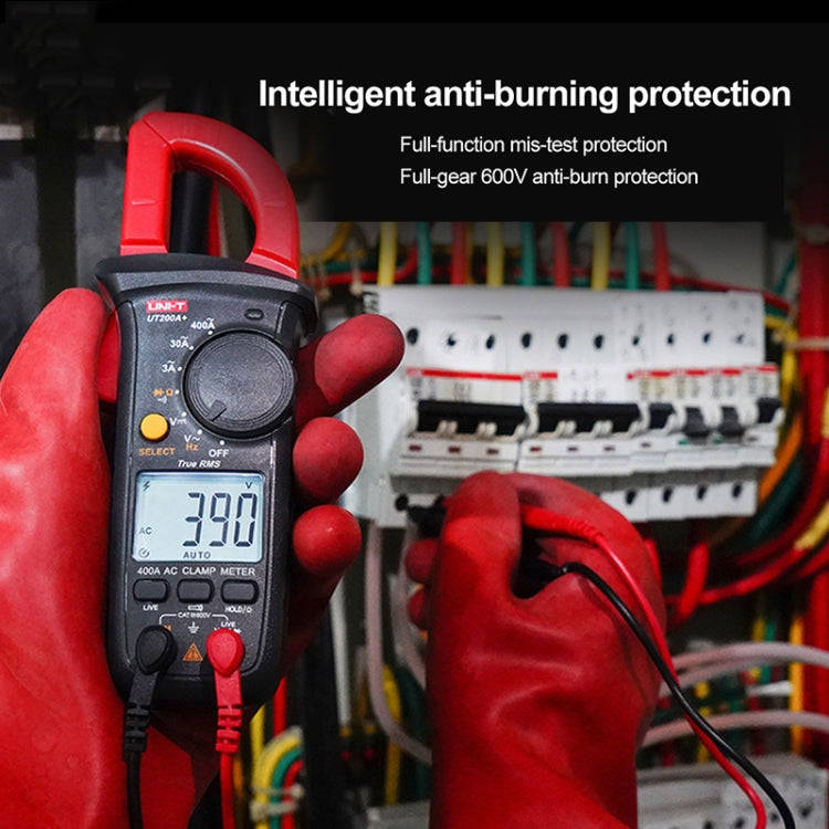 UNI-T  UT200A+ 400A Digital Clamp Multimeter AC/DC Voltage Detector Frequency Resistance Tester
