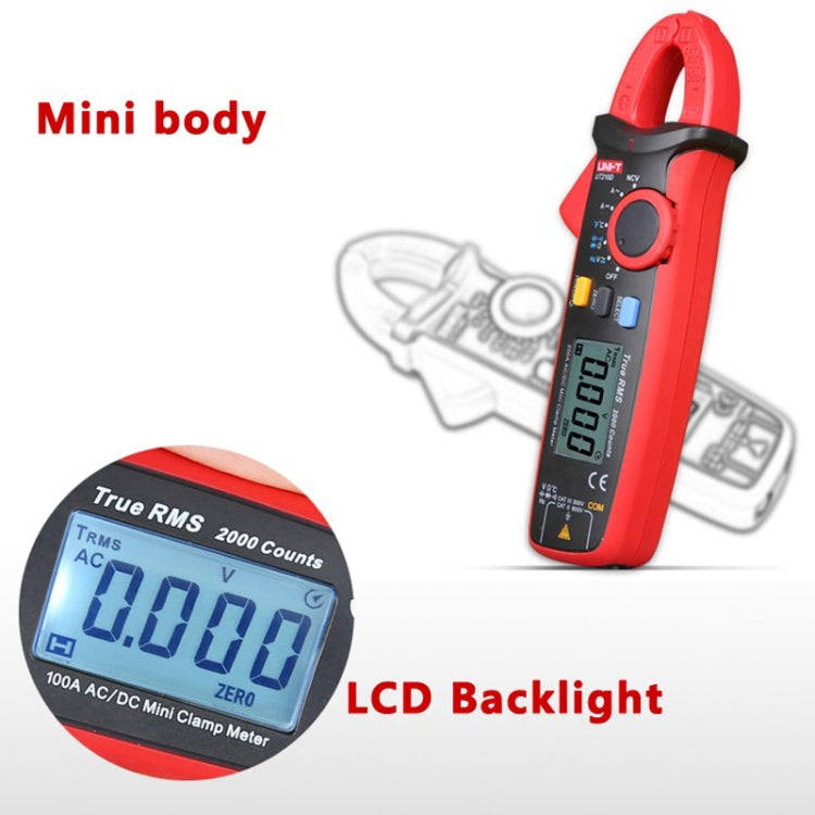 UNI-T UT210D 200A Digital Clamp Meter AC DC Voltage Detector
