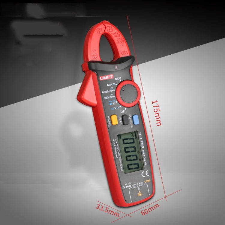 UNI-T UT211B  60A Digital Clamp Meter AC DC Voltage Detector