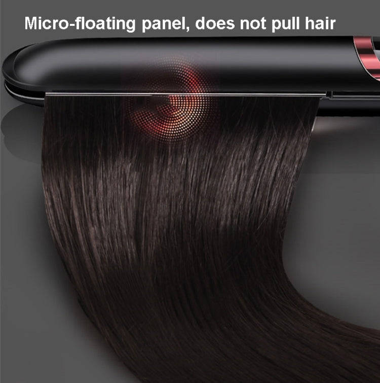 35W 2 In 1 Curling and Straightening Dual-use Electric Splin,Specification: US Plug(White)