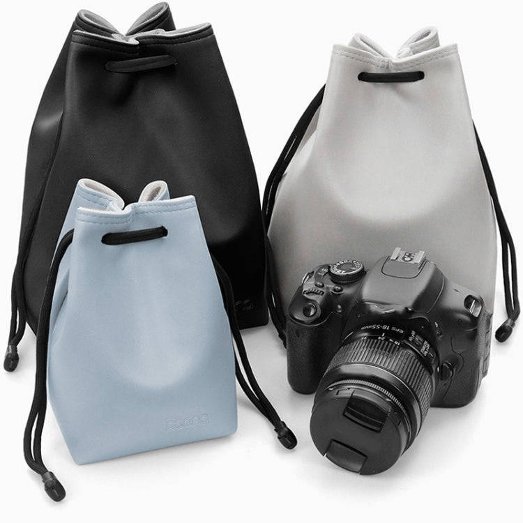 Baona Camera Bag Lens Drawstring Pouch, Size: Large(Blue)