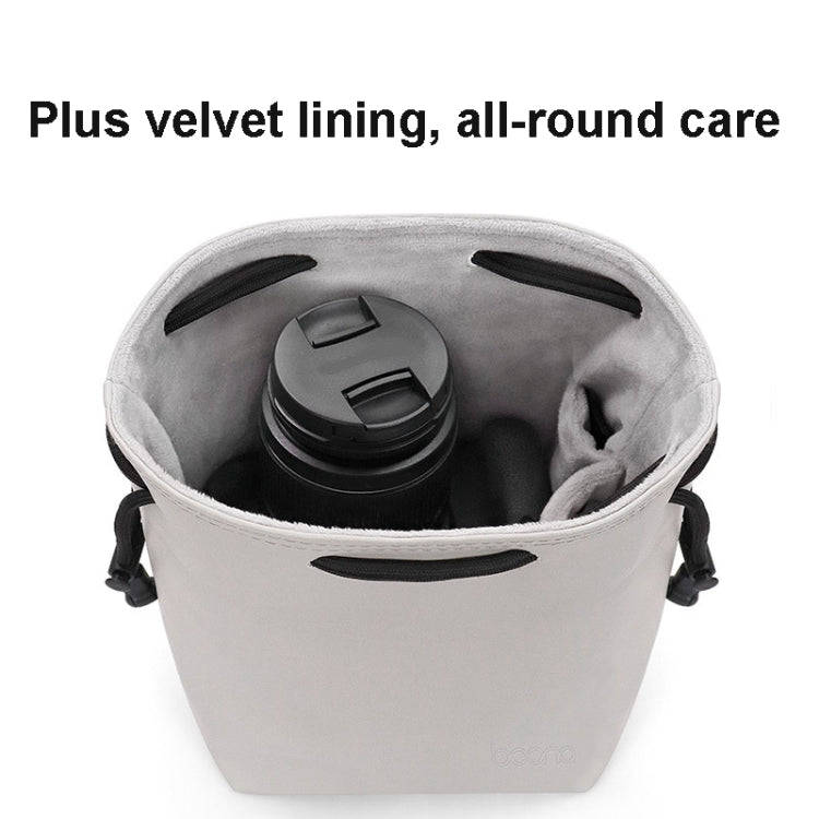 Baona Camera Bag Lens Drawstring Pouch, Size: Large(Blue)