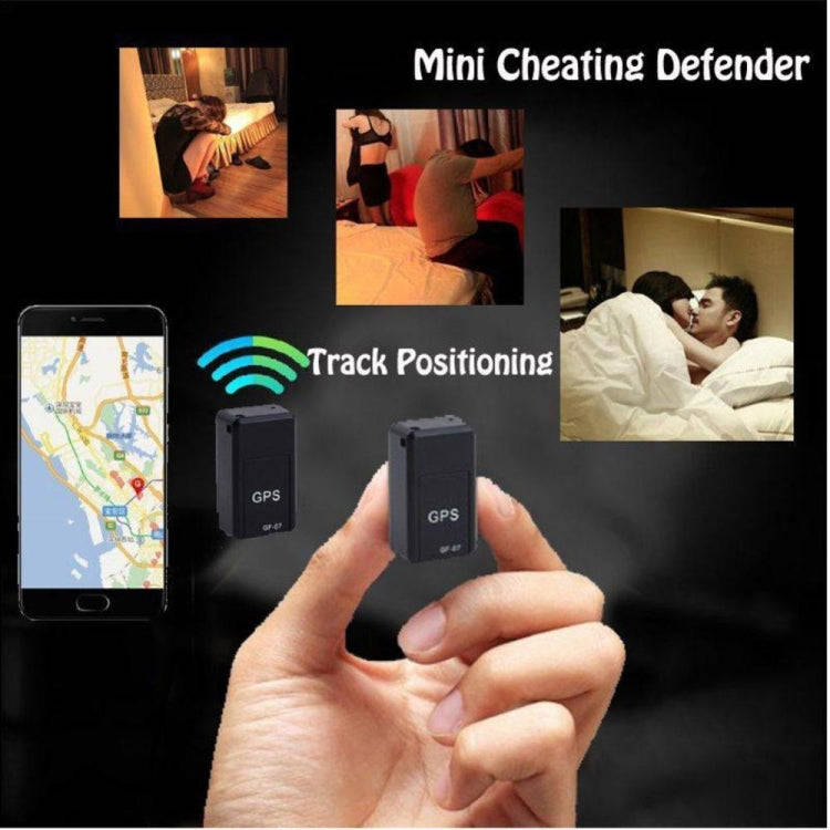 GF07 Mini GPS Tracking Strong Magnetic Locator Voice-controlled Recording Anti-lost Device Only S...