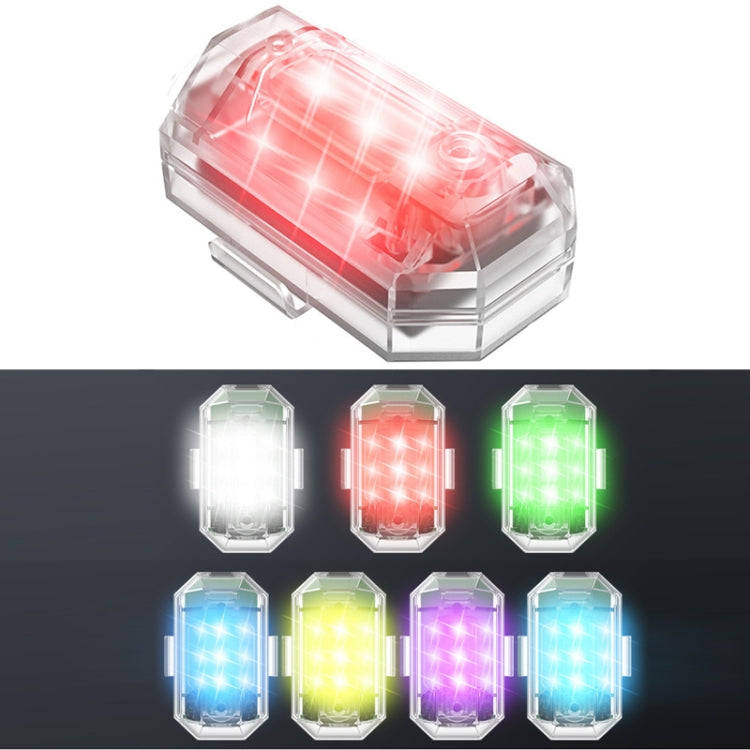 M3 Vibration Sensing Motorcycle Bicycle Aircraft Explosion Lights Cruise Flashing Anti-rear-end C...