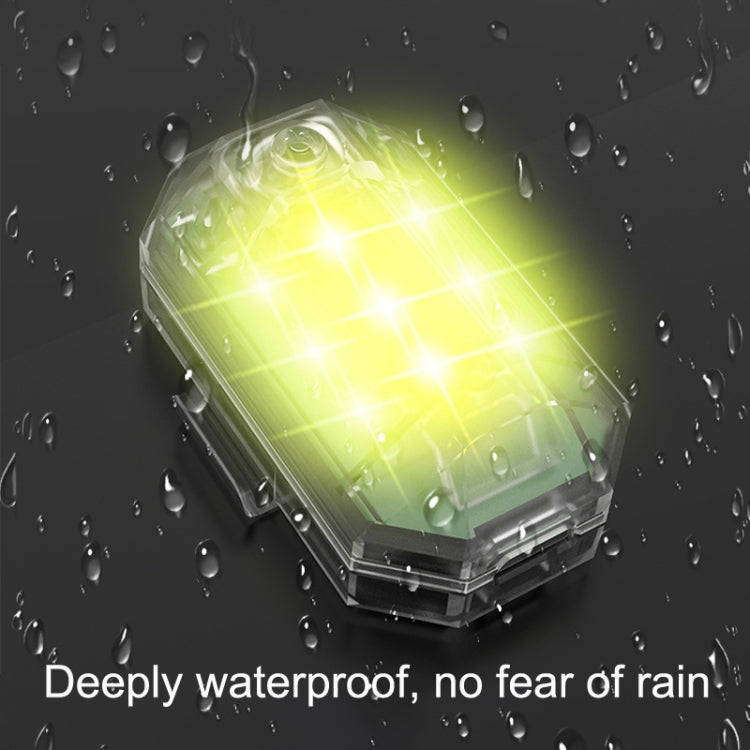 M3 Vibration Sensing Motorcycle Bicycle Aircraft Explosion Lights Cruise Flashing Anti-rear-end C...