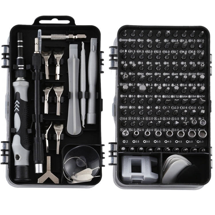135 in 1 DIY Mobile Phone Disassembly Tool Clock Repair Multi-function Tool Screwdriver Set(Black...