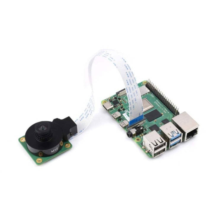 Waveshare WS1053516 For Raspberry Pi M12 High Resolution Lens, 16MP, 105 Degree FOV, 3.56mm Focal...