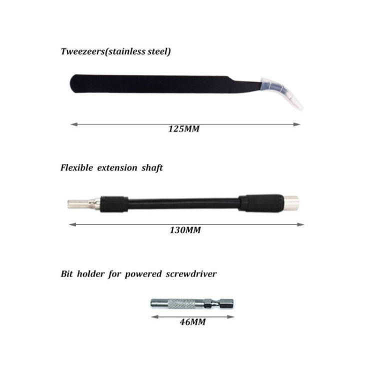 110 in 1 Watch Mobile Phone Disassembly Maintenance Tool Multi-function Chrome Vanadium Steel Scr...