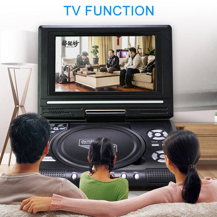 7.8 inch Portable DVD with TV Player, Support SD / MMC Card / Game Function / USB Port(UK Plug)