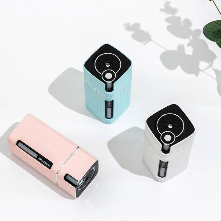 Humidifier USB Office Home Car Mute Portable Colorful Air Purifier(White)