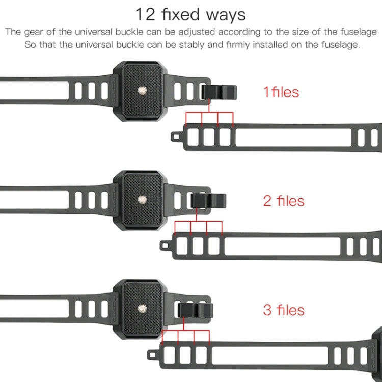 RCSTQ Universal Expansion Buckle for DJI Mavic Air 2 / Mavic 2 / Mavic Pro / Femi FIMI Drone