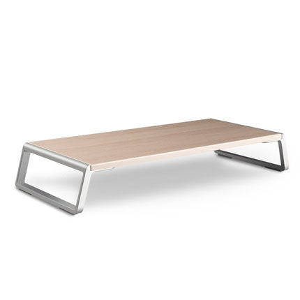 Monitor Stand Riser with Metal Feet for iMac MacBook LCD Display Printer, Lapdesk Tabletop Organi...