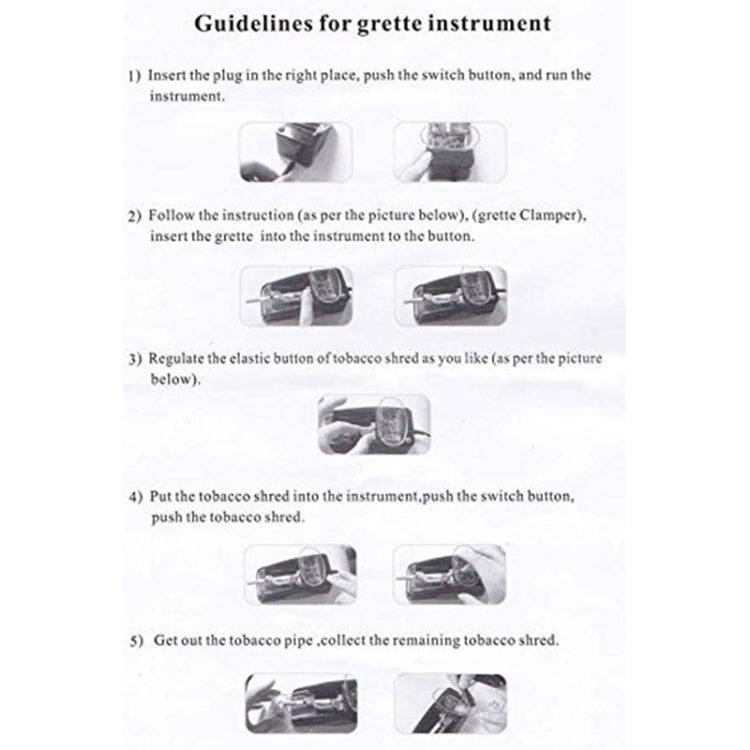 Electric Easy Automatic Cigarette Rolling Machine Tobacco Injector Maker Roller, Diameter 8mm, EU...