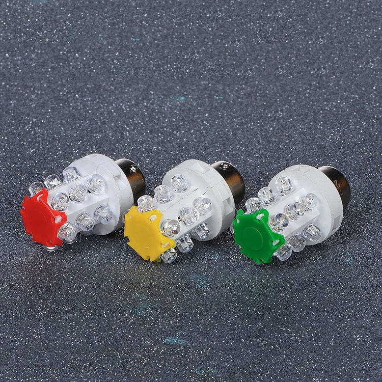 B15 15 LEDs Small Bulb LED Warning Light, Random Color Delivery, Voltage:220V
