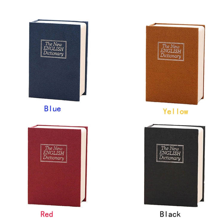 Mini Dictionary Safe Box Book Secret Security Lock Cash Money Coin Storage Jewellery key Locker(Red)