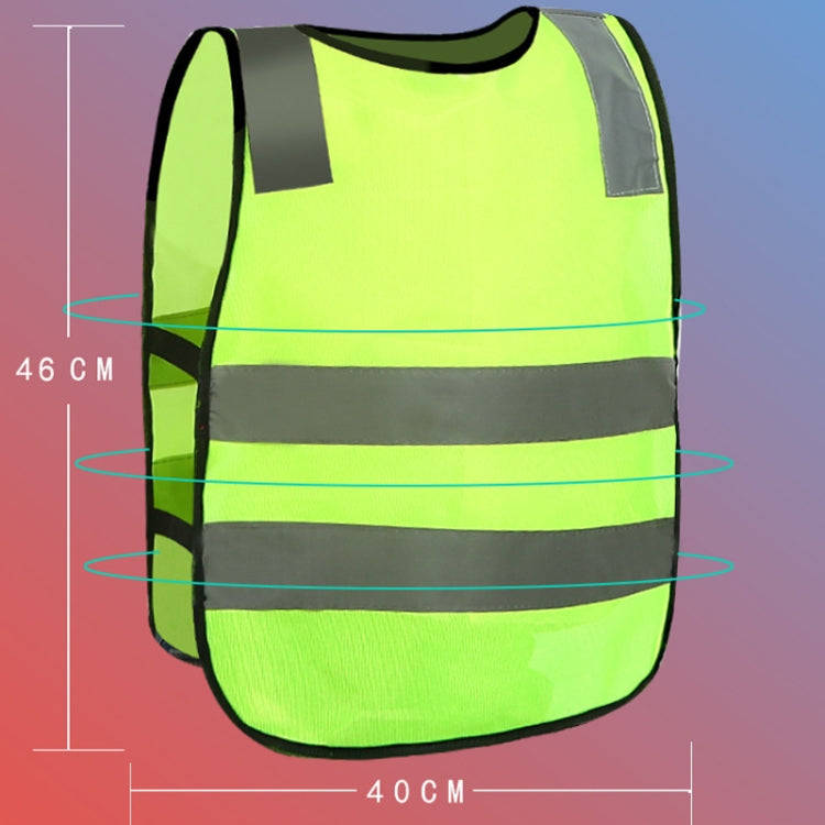 Safety Kids Reflective Stripes Clothing Children Reflective Vest(Blue)
