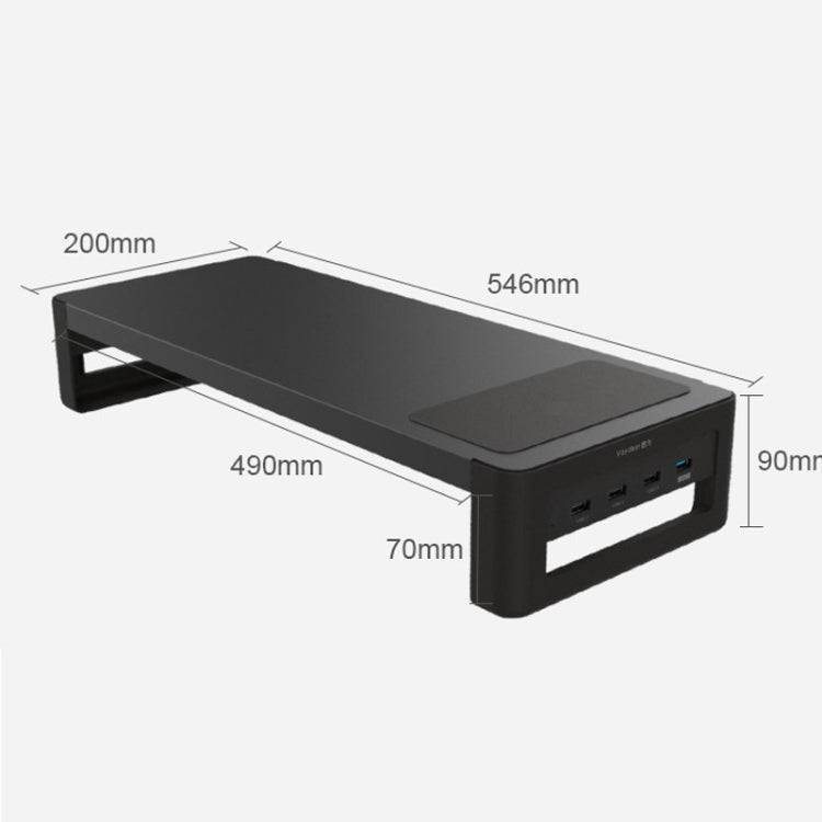 Vaydeer Computer Monitor Increased Desktop Screen Desktop Storage Base, Specification: Simple Con...