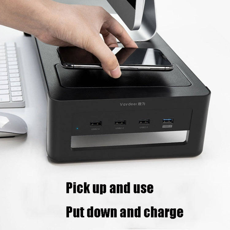 Vaydeer Computer Monitor Increased Desktop Screen Desktop Storage Base, Specification: Simple Con...