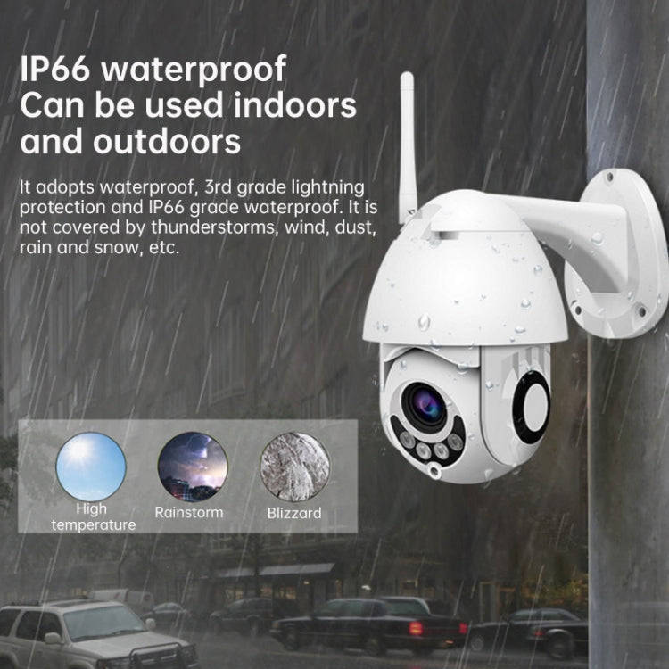 OU-A1IN PTZ Control 355 Degree Rotation Infrared WiFi Smart Dome Camera, Two-Way Voice Intercom M...