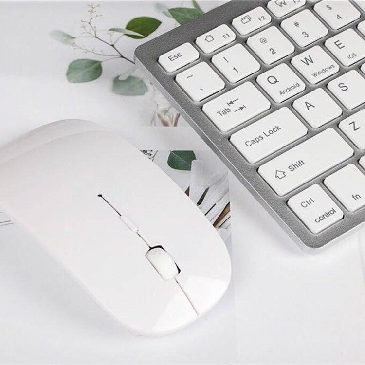 X5 2 in 1 Ultra-Thin Mini Wireless Bluetooth Keyboard + Bluetooth Mouse Set, Support Win / Androi...