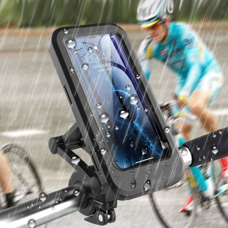 Motorcycle Rearview Mirror Mobile Phone Bracket Locomotive Mobile Phone Bracket Bicycle Handle Wa...