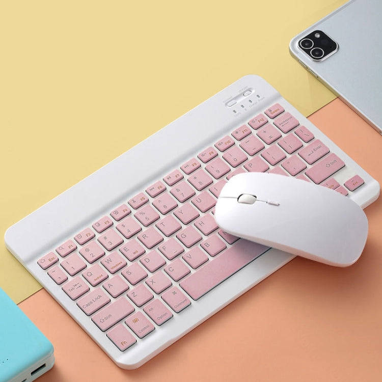 Universal Ultra-Thin Portable Bluetooth Keyboard and Mouse Set For Tablet Phones, Size:7 inch(Pin...