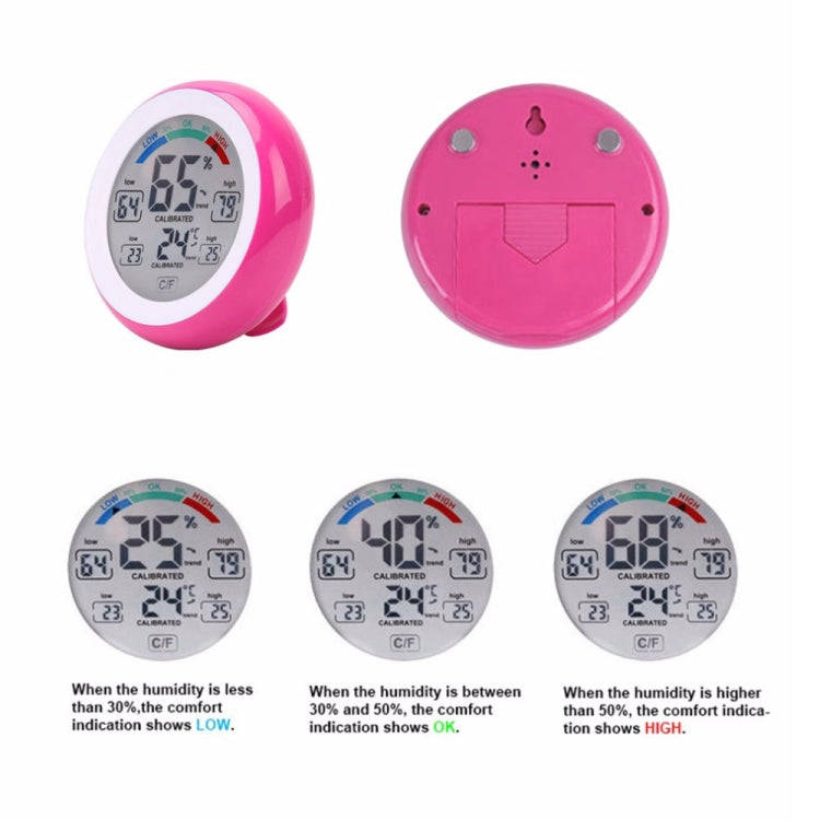 TS-S93 Multifunctional Digital Thermometer Hygrometer Temperature Humidity Meter, Value Trend Dis...