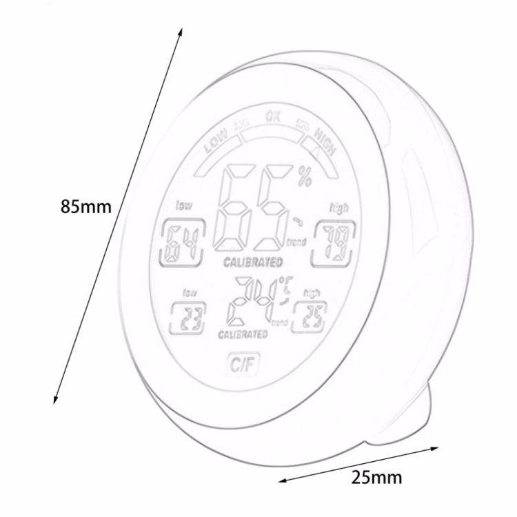 TS-S93 Multifunctional Digital Thermometer Hygrometer Temperature Humidity Meter, Value Trend Dis...