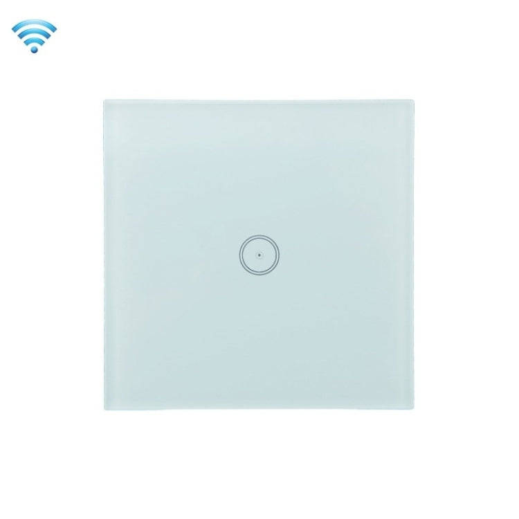 Wifi Wall Touch Panel Switch Voice Control Mobile Phone Remote Control, Model: White 1 Gang (Zero...