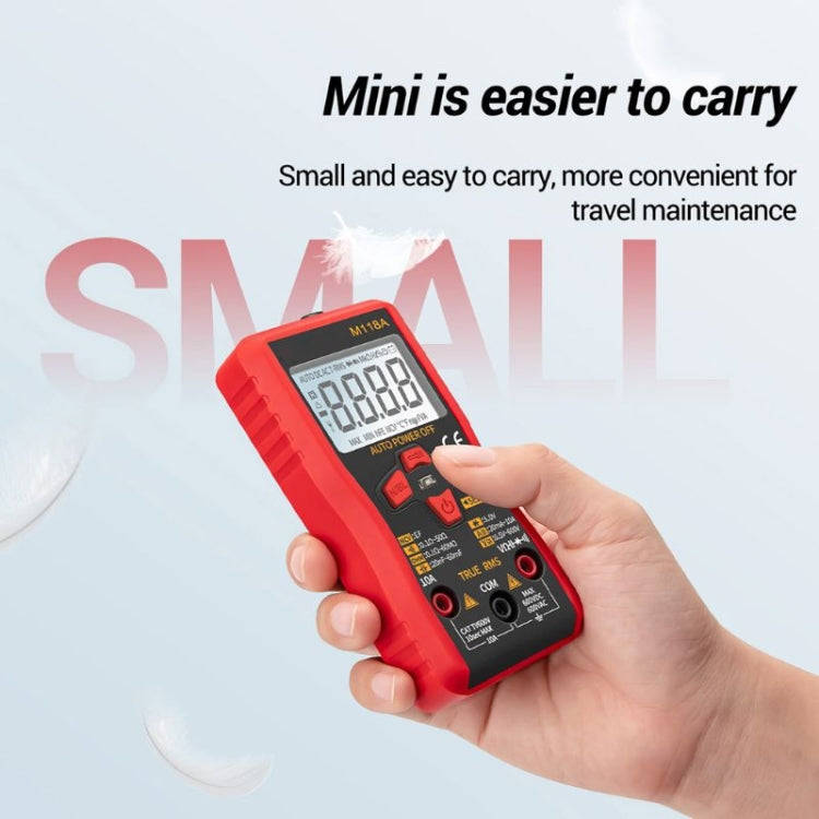 ANENG M118A High-Precision Automatic Range Multimeter Multi-Function Small Electrician Instrument...